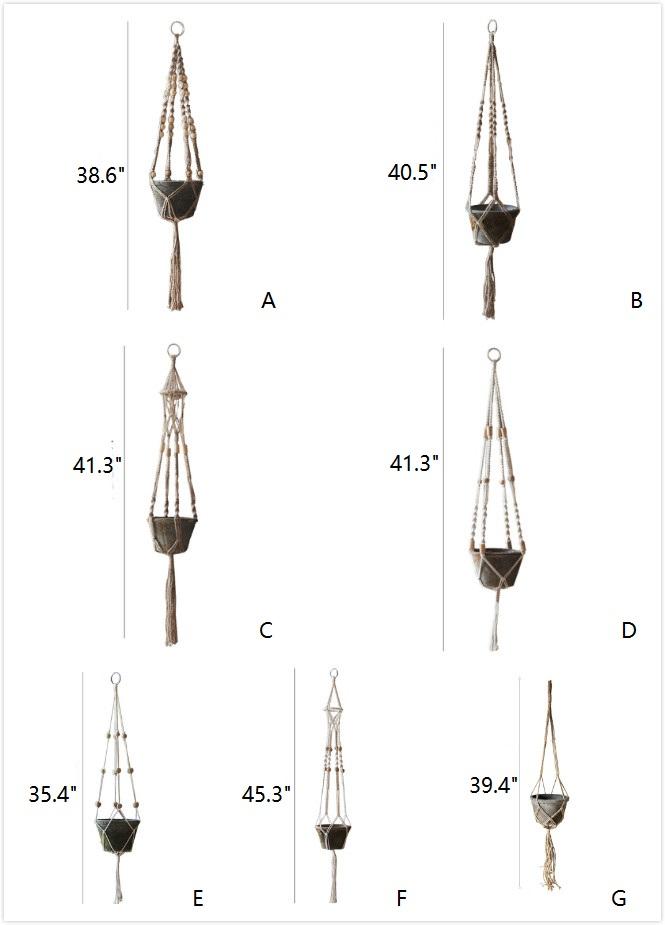 Cotton Hemp Rope Planter Hanger