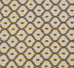 Artisan Hand Loomed Placemat - Gray with Yellow Stitching - 14" x 19"- Set of 4