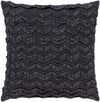 Lochristi Black Pillow Cover