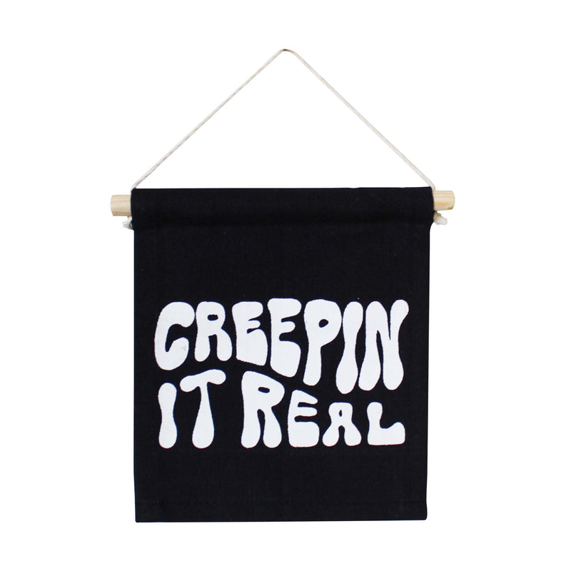creepin' it real hang sign