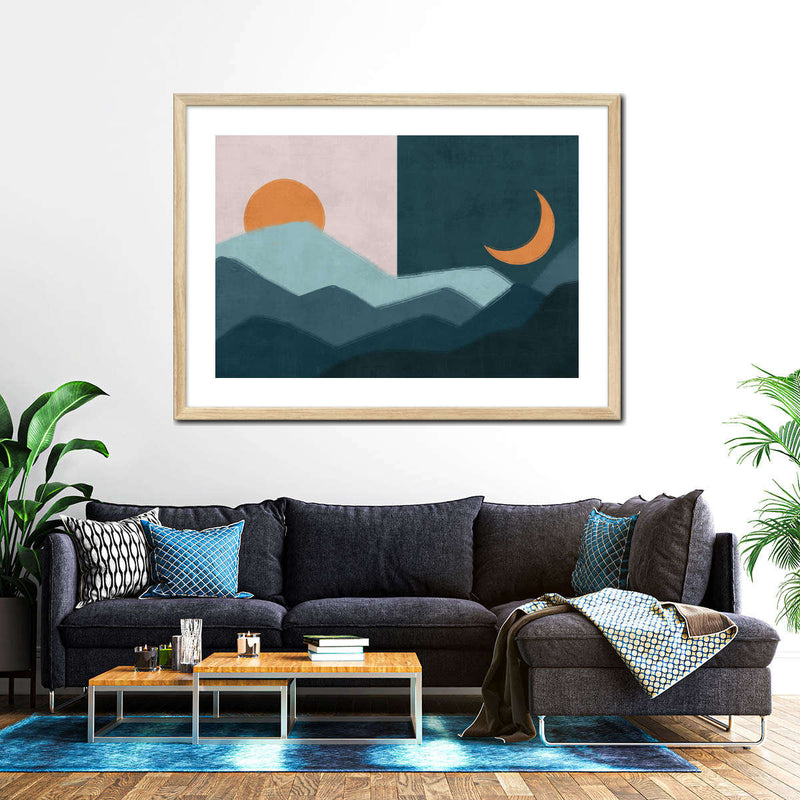 Sun And Moon Outdoor Wall Art