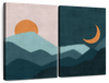 Sun And Moon Outdoor Wall Art