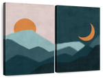 Sun And Moon Outdoor Wall Art
