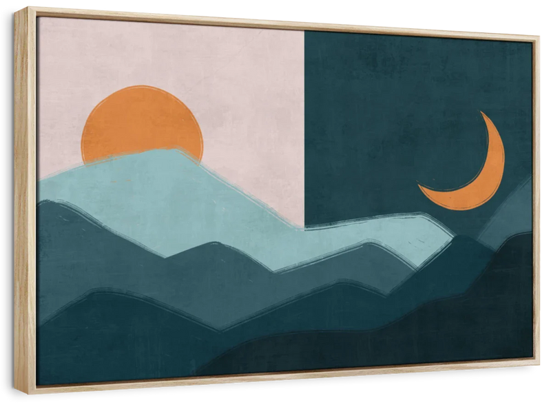 Sun And Moon Outdoor Wall Art