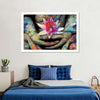 Lotus Flower In Hand Wall Art