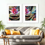 Lotus Flower In Hand Wall Art