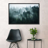 Misty Fir Forest Wall Art