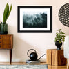 Misty Fir Forest Wall Art