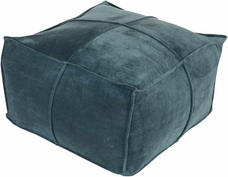 Hafnerbach Teal Pouf