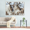 Snow Reindeer Wall Art