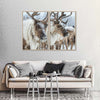 Snow Reindeer Wall Art
