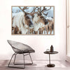 Snow Reindeer Wall Art