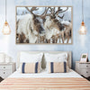 Snow Reindeer Wall Art