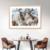 Snow Reindeer Wall Art