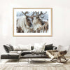 Snow Reindeer Wall Art