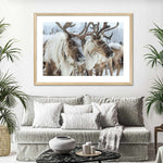 Snow Reindeer Wall Art