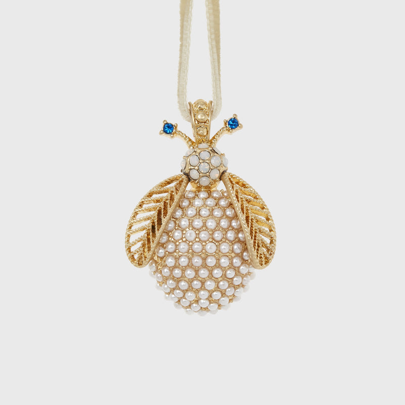 Pearl bug hanging ornament