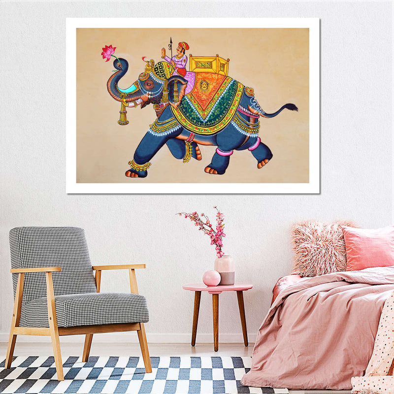 Rajasthani Elephant Wall Art