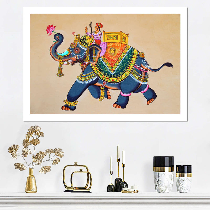 Rajasthani Elephant Wall Art