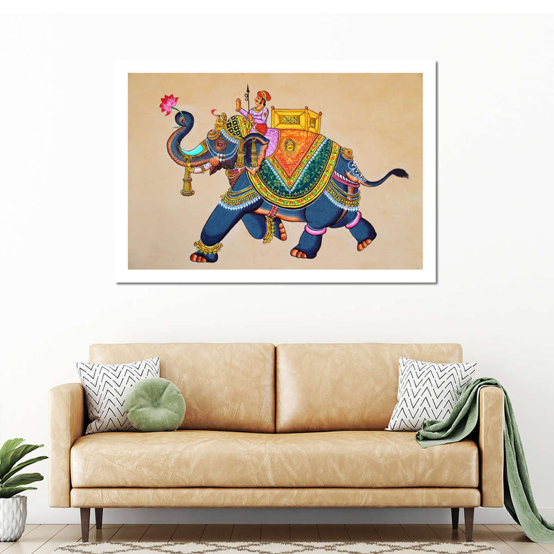 Rajasthani Elephant Wall Art
