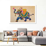 Rajasthani Elephant Wall Art