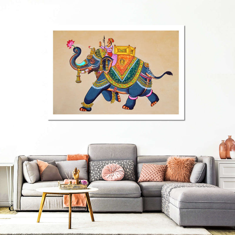 Rajasthani Elephant Wall Art