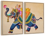 Rajasthani Elephant Wall Art