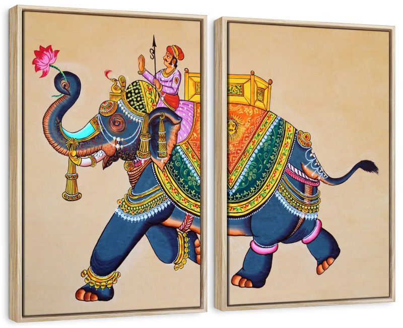 Rajasthani Elephant Wall Art