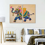 Rajasthani Elephant Wall Art