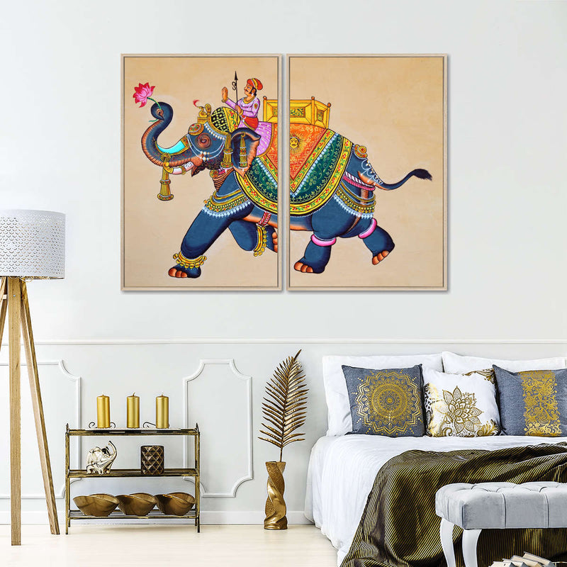 Rajasthani Elephant Wall Art