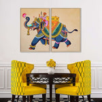 Rajasthani Elephant Wall Art