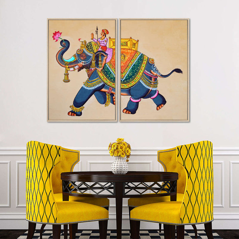 Rajasthani Elephant Wall Art