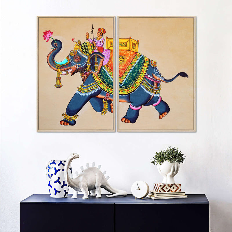 Rajasthani Elephant Wall Art