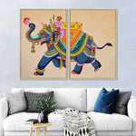 Rajasthani Elephant Wall Art