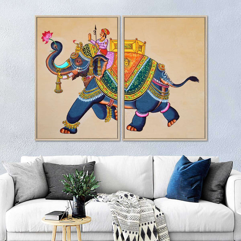 Rajasthani Elephant Wall Art