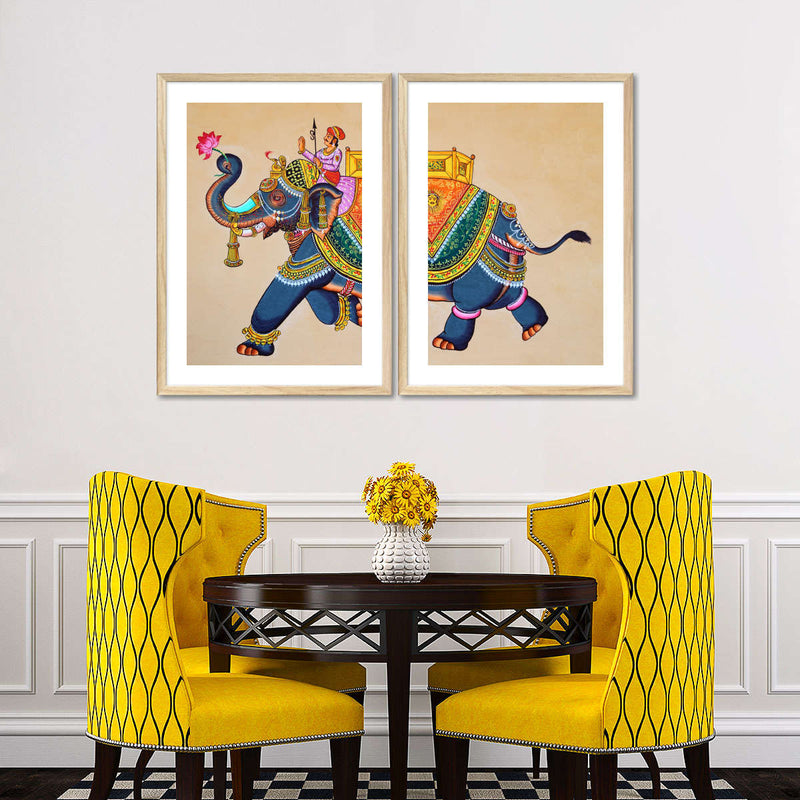 Rajasthani Elephant Wall Art