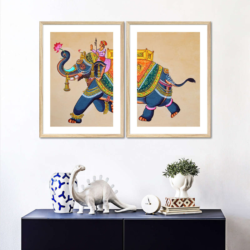 Rajasthani Elephant Wall Art