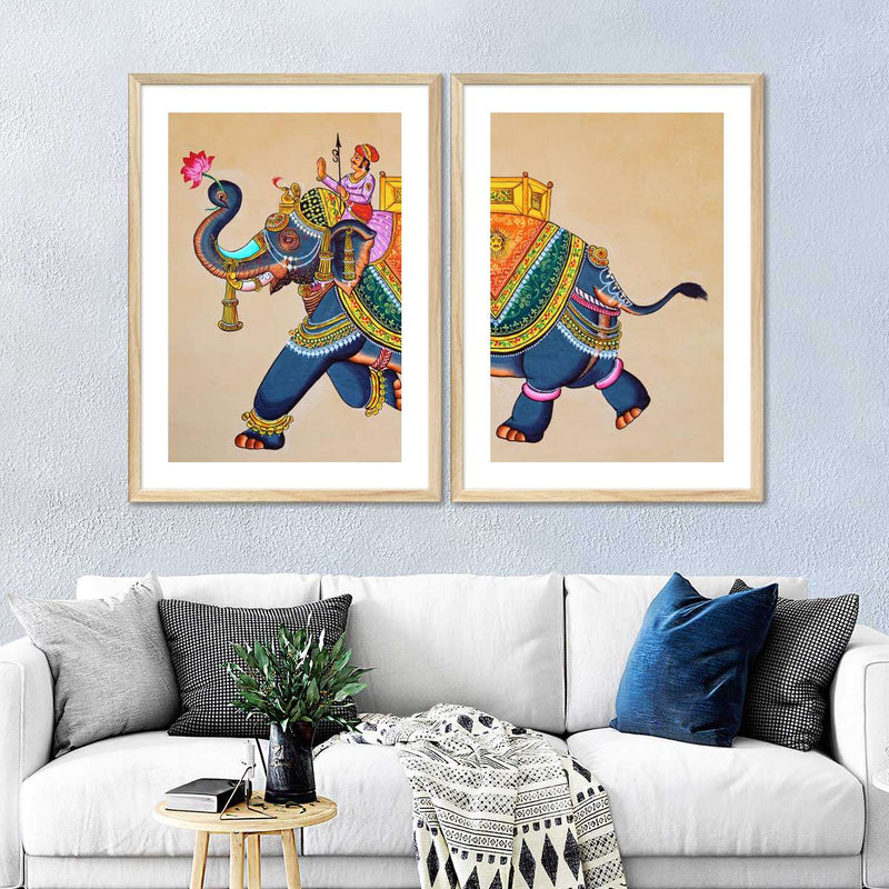 Rajasthani Elephant Wall Art