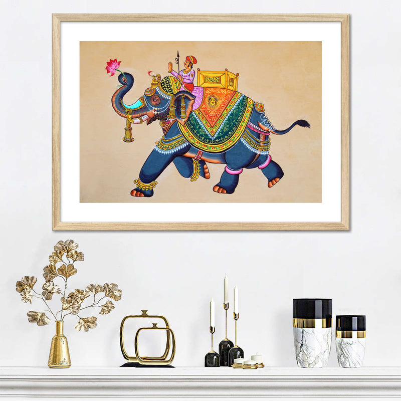 Rajasthani Elephant Wall Art