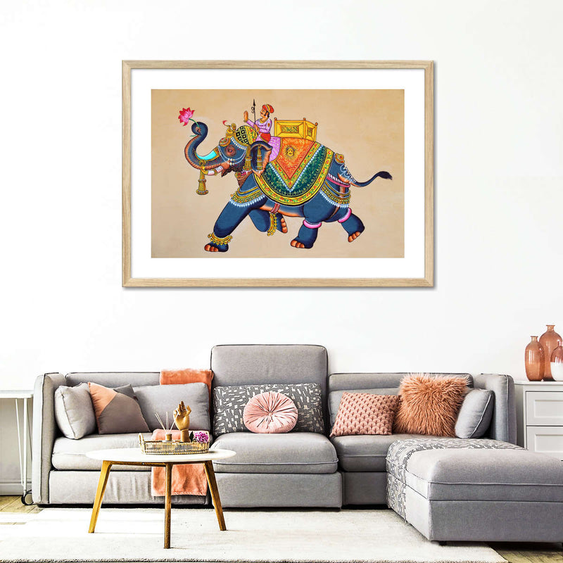 Rajasthani Elephant Wall Art