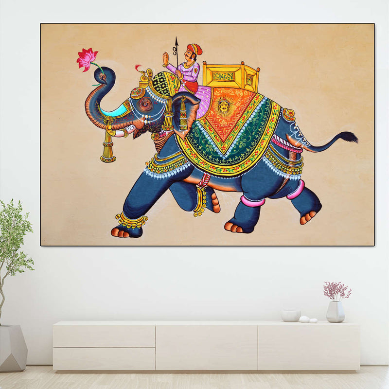 Rajasthani Elephant Wall Art