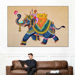 Rajasthani Elephant Wall Art