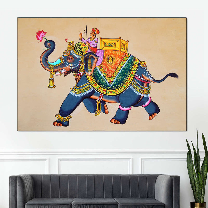 Rajasthani Elephant Wall Art