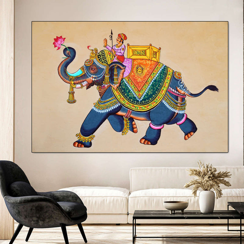 Rajasthani Elephant Wall Art