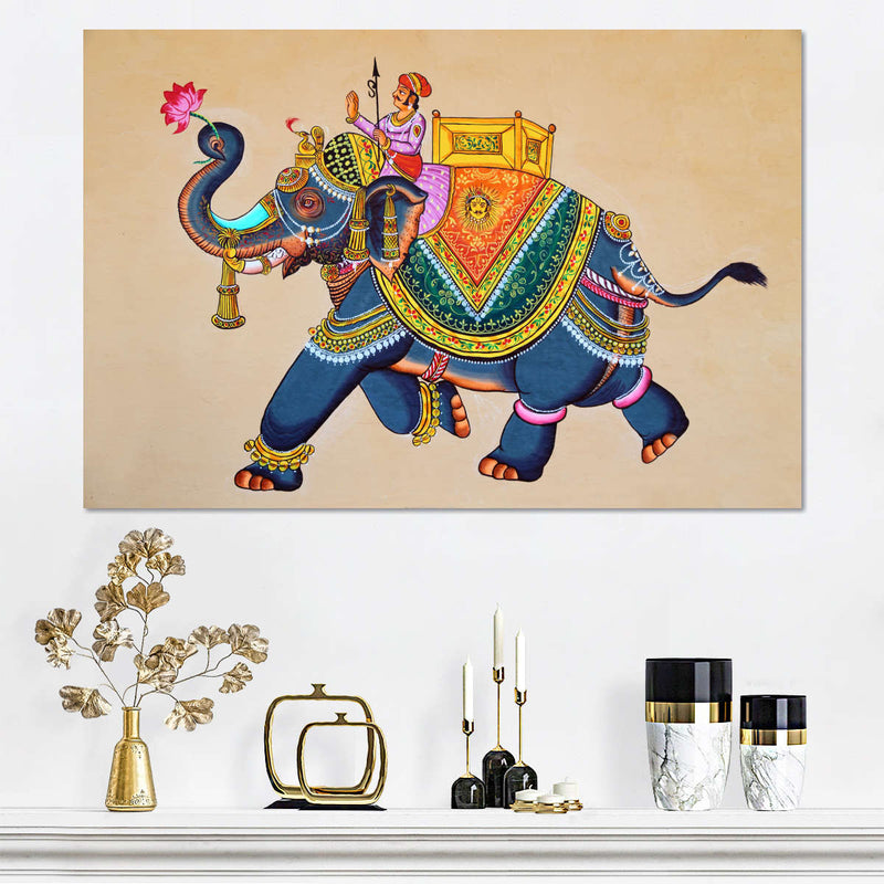Rajasthani Elephant Wall Art