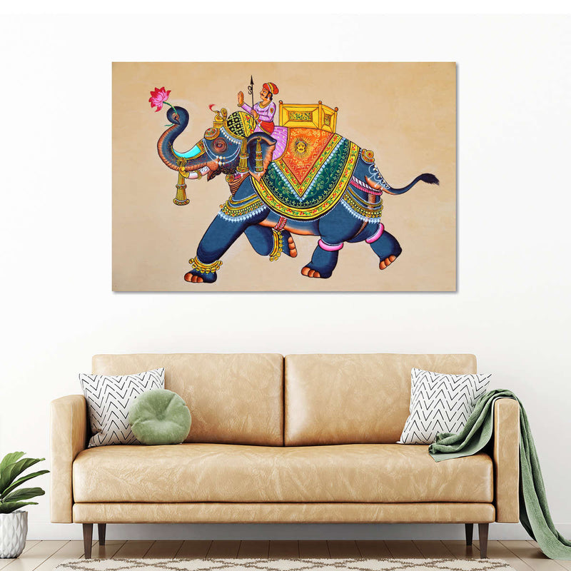 Rajasthani Elephant Wall Art