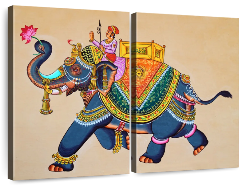 Rajasthani Elephant Wall Art