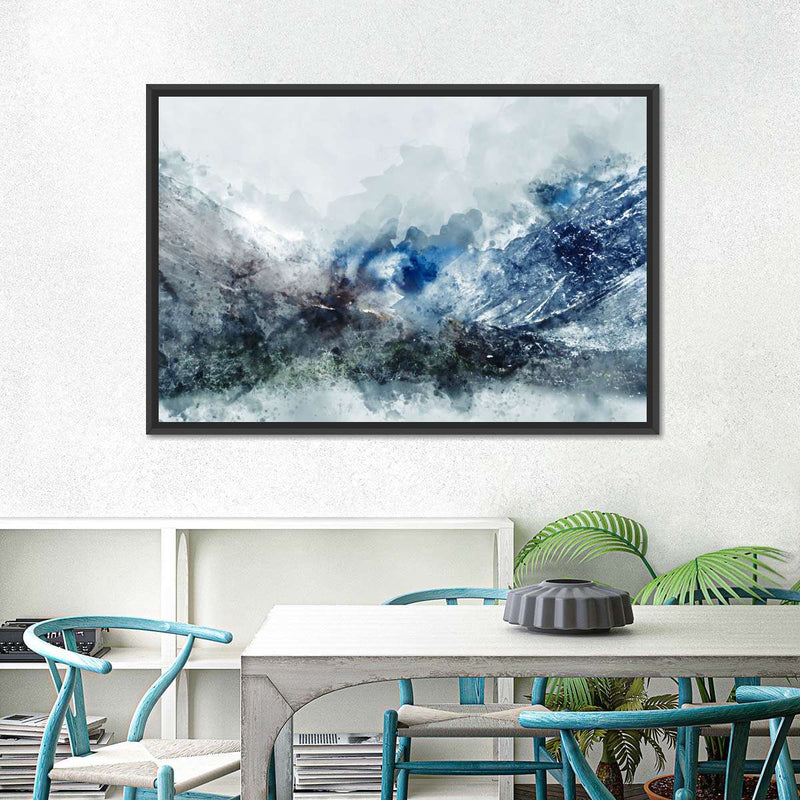 Ice Landscape Abstract Wall Art