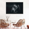 Monochrome Brown Bear Wall Art