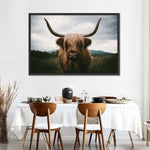 Open Field Highland Cow Wall Art